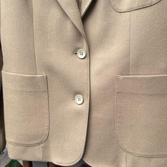 Vintage Gordon Of Philadelphia Classic Tan Women's Blazer 100% Wool - Picture 3 of 9